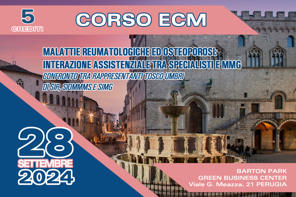 Corso ECM Perugia 28 settembre 2024 